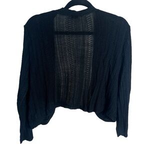 Notations Black Cardigan Sweater